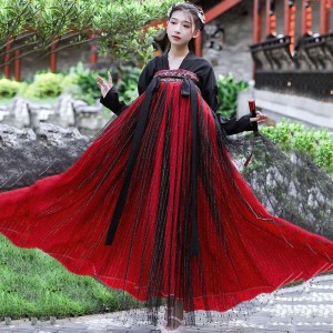 Women Ancient Traditional Hanfu Robes Skirts Tang Suit