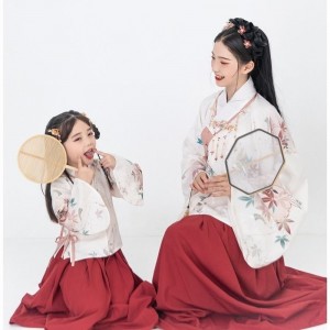 Fairy Hanfu Overcoat Adult Chiffon Cardigan Chinese Folk Dance Large Sleeve Shirt Classical Dance Costumes Stage Outfit