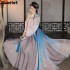 Traditional Folk Hanfu Dance Costumes Chinese Ancient Hanfu Tang Suit Embroidery Oriental Cloth Lady Elegance Dance Wear
