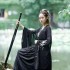Chinese Folk Dance Dresses Women Retro Tang Dynasty Girl Noble Princess Cosplay Stage Clothing Lady Black Gold Hanfu Wear