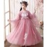 Children Hanfu Costumes Girl Tang Dynasty Chinese Princess Fairy Dresses Kids Clothing Elegant Costumes