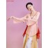 Classical Gauze Body Rhyme Practice Clothes Female Adult Bandage Stitching Top Hanfu Cosplay Chinese Dance Wear
