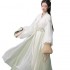 Jin System Cross Collar Waist Length Ru Skirt Super Immortal Hanfu Student Ancient Costumes Spring Autumn