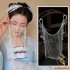 Curtain Ancient Hanfu Veil Accessories Tassel Hanging Ear Full Set Of Hair Headwear Women