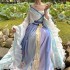 Chinese Waist Chest Hanfu Dresses Ancient Folk Traditional Fairy Costumes Women Oriental Spring Autumn Hanfu Sexy Cosplay