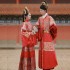 Hanfu Ming Dynasty Chinese Ancient Embroidery Hanfu Cloud Shoulders Half-sleeves Long Hood Robe Gown Male Cosplay Costume