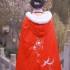 Hanfu Cloak Women Winter Warm Coat Chinese Thickness Overcoat Hooded Ancient Traditional Cosplay Ladies Clothing Red