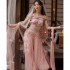 Original Exotic Girl Han Element Pink Jasmine Chinese Hanfu Ancient Veil Necklace Dunhuang Dance Dresses Princess Skirt Suit