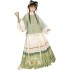 Original Ming Dynasty Hanfu three piece suit female printed horse face skirt embroidered top thickened winter clothing