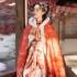 Original Hanfu Cape Winter Velvet Thickened Print Elegant Warm Chinese Cape Hooded Daily Year Greeting Young Women