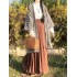 Winter Fashion Hanfu Improved Han Female Song Dynasty Pleated Skirt Thickened With Velvet Daily Style