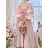 Chinese Elegant Fairy Costumes Women Ancient Clothes Embroidery Traditional Fairy Dresses Improved Hanfu Dresses Set Hs41