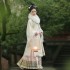 Chinse Traditional Original Hanfu Costumes Women Embroidery Ming Dynasty imitation makeup round neck coat Hanfu Suit Outfit