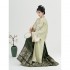 Original Ming Dynasty Green Horse Face Skirt Traditional Chinese Women Hanfu Dresses Set Elegant Vintage Shirt Coat