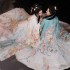 Large Size Hanfu Dresses Men Women Ancient Chinese Traditional Embroidery Cosplay Costumes Stage Dance Sets