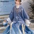 Autumn Winter Chinese Women Elegant Hanfu Dresses Ancient Traditional Ming Dynasty Princess Costume