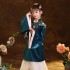 Girl Hanfu Autumn Print Fairy Tang Suit Blue Female Middle Big Children Chinese Princess