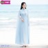 Winter Women Chinese Hanfu Cape Cloak Fairy Hooded Floral Embroidery Warm Oriental Ancient Princess Overcoat
