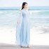 Winter Women Chinese Hanfu Cape Cloak Fairy Hooded Floral Embroidery Warm Oriental Ancient Princess Overcoat