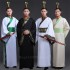 Chinese Traditional Man Hanfu Dresses Year Oriental Ancient Performance Stage Folk Dance Costumes Han Dynasty Robes