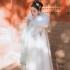 Traditional Ancient Hanfu Tang Suit Princess Thickness Overcoat Hooded Han Embroidery Warm Coat Oriental Cloak