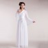 Women Adult Ethnic Classical Dance Costumes Chinese Elegant White Red Costumes Performance Hanfu Clothing for Girls