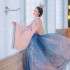Ladies Hanfu Chinese Ancient Traditional Wedding Dresses Fantasia Carnival Costumes Ancient Women Clothing