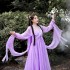 White Ancient Costumes Hanfu Women Elegant Fairy Chinese Improved Dresses Women Ancient Cross Collar
