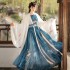 Women Chinese Traditional Hanfu Costumes Lady Han Dynasty Dresses Embroidery Tang Dynasty Princess Folk Dance Clothing