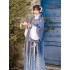 Chinese Traditional Hanfu Costumes Women Ancient Tang Dynasty Princess Cosplay Costumes Floral Embroidery Tang Suit Performance