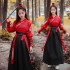 Tang Dynasty Ancient Costumes Hanfu Dresses Chinese Folk Dance Classical Swordsman Traditional Fairy Cosplay Clothes