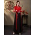 Plus Size Traditional Hanfu Women Ancient Swordsman Folk Dance Outfit Vestido Oriental Chinese Martial-arts Cosplay Costume