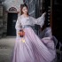 Hanfu Suit Female Flower God Fu Canghai Fu Waist Embroidered Skirt Hanfu Women