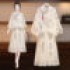 White Hanfu Dresses Women Summer Chiffon Ancient Chinese Costumes Plus Size Top Skirt Cosplay Costumes Two-piece Suit