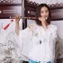 Sexy Antique Hanfu Cloak Women Popular Summer Short Shawl Cardigan Tops Chinese Chiffon Sunscreen Clothes Retro Vintage Outwear