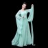 Classical Hanfu Yangko Dance Clothing Women Chinese Elegant Folk Dance Costumes Fan Dance Traditional Oriental Dress