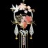 Chinese Classical Vintage Hanfu Waist Pendant Jewelry Charms Decorative Art Crafts Accessories Retro Hollow Design Pendant