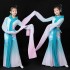 Classical Water Sleeve Dacne Clothing Traditional Costumes Chinese Hanfu Dance Costumes National Fan Dance Outfit