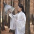 Original Hanfu Couple Chinese Traditional Tang Suit Women Swordsman Stage Cosplay Costumes Kimono Robe Outfit
