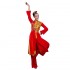 Chinese Classical Yangko Square Dance Performance Costumes Elegant Traditional Folk Yangko Fan Dancing Outfits Hanfu Suit