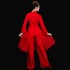 Chinese Classical Yangko Square Dance Performance Costumes Elegant Traditional Folk Yangko Fan Dancing Outfits Hanfu Suit