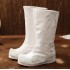 Chinese Hanfu Embroidered Boots Shoes Men women Cosplay White Black Heighten Soap Boots Shoes Plus Size
