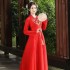 Chinese Hanfu Women Fairy Princess Dresses Costumes Ladies Chinese Traditional Dresses Autumn Winter Girls Red Outfit