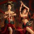 Jue Dance Studio Photography Photo Female Ancient Hanfu Dunhuang Flying Dance Chinese Costumes Exotic Performance Sexy