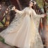 Chinese Ancient Sweet Hanfu Dresses Women Chic Lace Embroided Traditional Princess Dance Party Dresses Fairy Oriental Costume