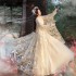 Chinese Ancient Sweet Hanfu Dresses Women Chic Lace Embroided Traditional Princess Dance Party Dresses Fairy Oriental Costume