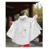 Chinese Clothing Autumn Winter Long Plus Velvet Thick Warm Hooded Cloak Antique Embroidery Woolen Coat