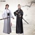 Chinese Ancient Male Knight Costumes Scholar Knight Han Photo Studio Hero Costumes Drama Hanfu Outfit Stage Performance Clothes