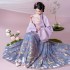 Ink Language Cat Butterfly Shadow Ming-made Full Suit Hanfu Female Flower Butterfly Stand-up Collar Double-breasted Jacket Skirt