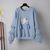 Plus Size Women Autumn Suit Retro Chinese Element Tassel Embroidered Sweatshirt All match Pleated Skirt Two piece Suit